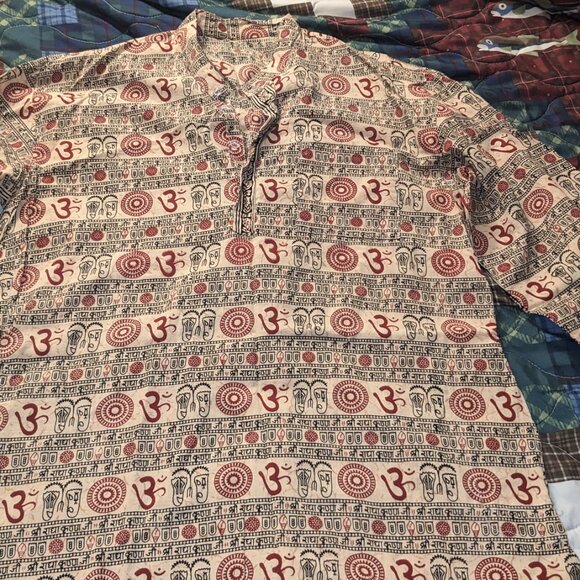Mens Aum Kurta for Navratri Garba - Picture 4 of 4